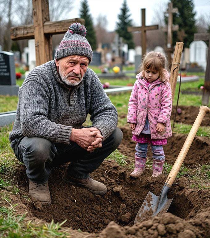 Wy ją tak tylko na niby zakopiecie, prawda? – usłyszał grabarz dziecięcy głosik.