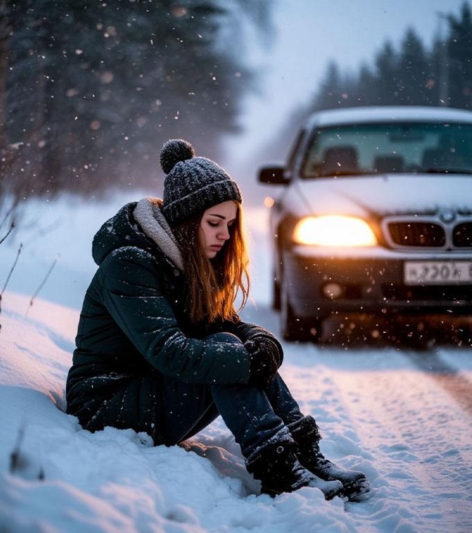W zamieć pewna odnosząca sukcesy bizneswoman spotkała na drodze dziewczynę, która błąkała się i prawie zamarzła. Zatrzymała auto i zabrała ją ze sobą. Ale gdyby tylko wiedziała…