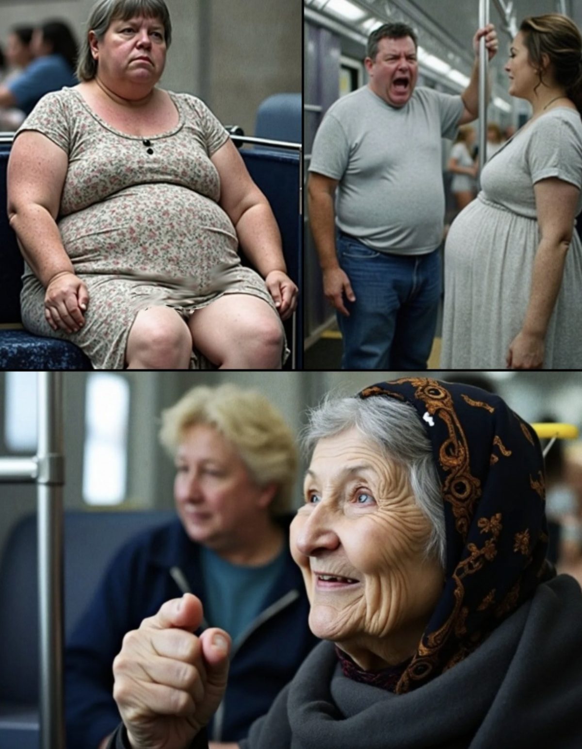 — „Nawet się nie waż siadać, gdy moja mama stoi!” — mąż szarpnął mnie za rękę w metrze, choć byłam w dziewiątym miesiącu ciąży.