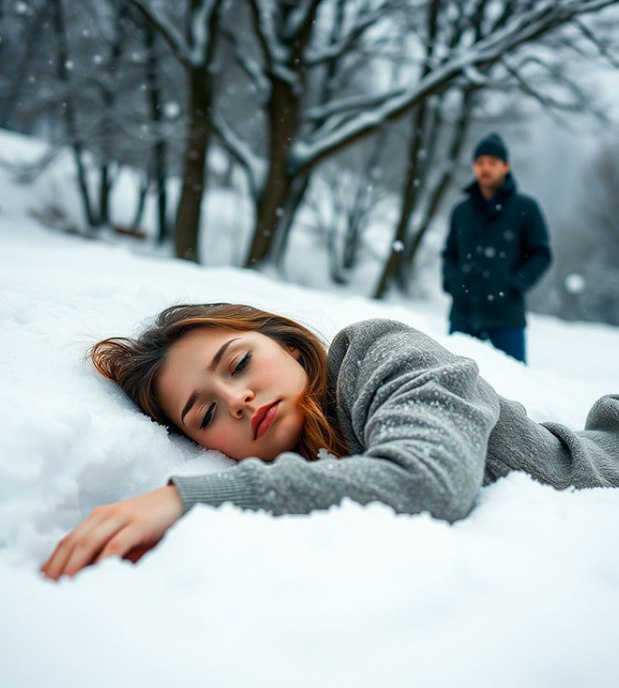 Socru a dat-o afară pe noră cu tot cu copil, în mijlocul unui ger cumplit