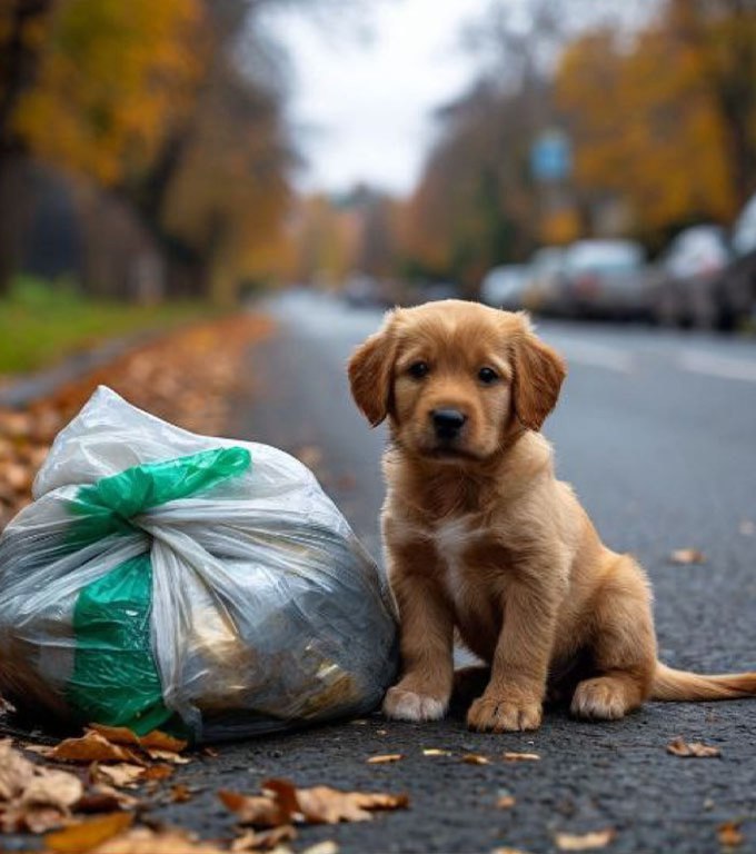 Căţeluşul se învârtea curios în jurul unui sac vechi care zăcea pe marginea drumului. Sacul se mişca ciudat, de parcă înăuntru era ceva viu!