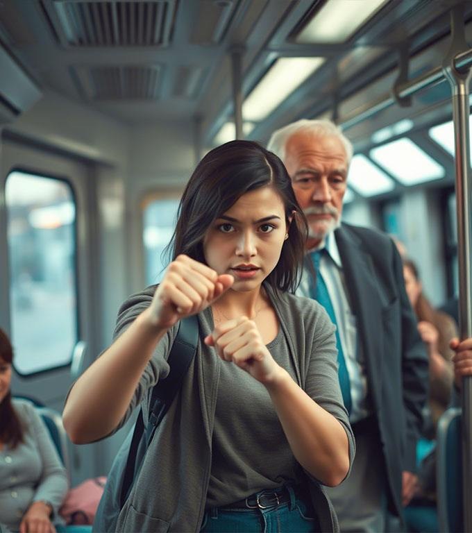 O necunoscută i-a îmbrâncit pe băieții din tren ca să salveze un bătrân. Iar când a venit să-i cunoască pe părinții iubitului ei, l-a văzut pe bărbatul salvat… chiar la masa lor.