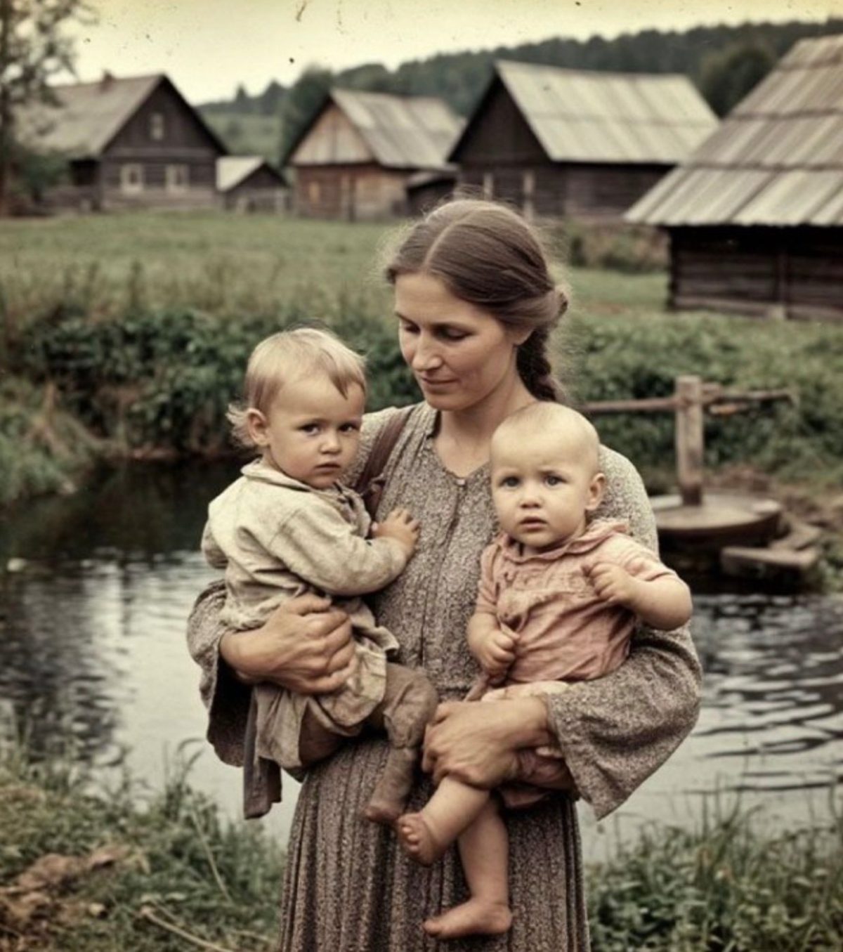 Soacra mea a găsit doi copii într-o fântână părăsită, i-a adus la mine și… i-a lăsat în grija mea. I-am crescut ca pe ai mei.