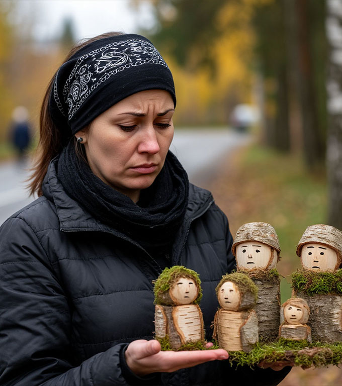 Din disperare, văduva mergea la piață să vândă lucruri meșteșugite de mână. Și într-o zi, a văzut cine cobora din autobuz — și s-a albit la față.