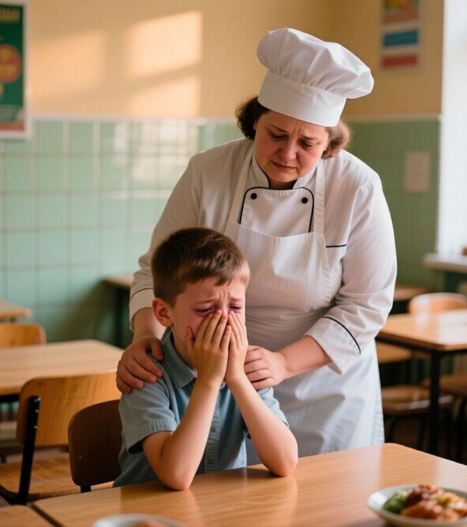 În toată școala râdeau de el la cantină, până când bucătăreasa nu a găsit o soluție să schimbe totul…