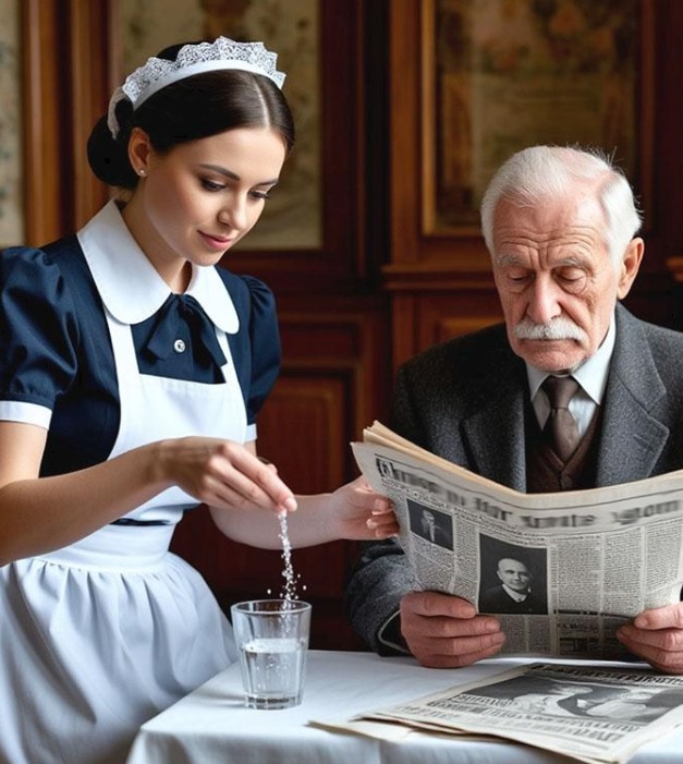 Pracując jako pomoc domowa u gasnącego bogacza, potajemnie podmieniłam jego leki na witaminy — a gdy tylko żona włączyła kamery…