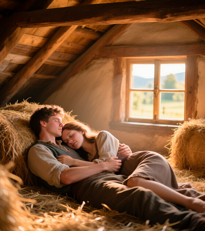 Nastia a avut ghinion din start. După școală, nu și-a găsit un loc de muncă și a rămas în satul natal. Ea a mers să lucreze la o fermă – muncă grea, epuizantă, dar oferea o aparență de viață.