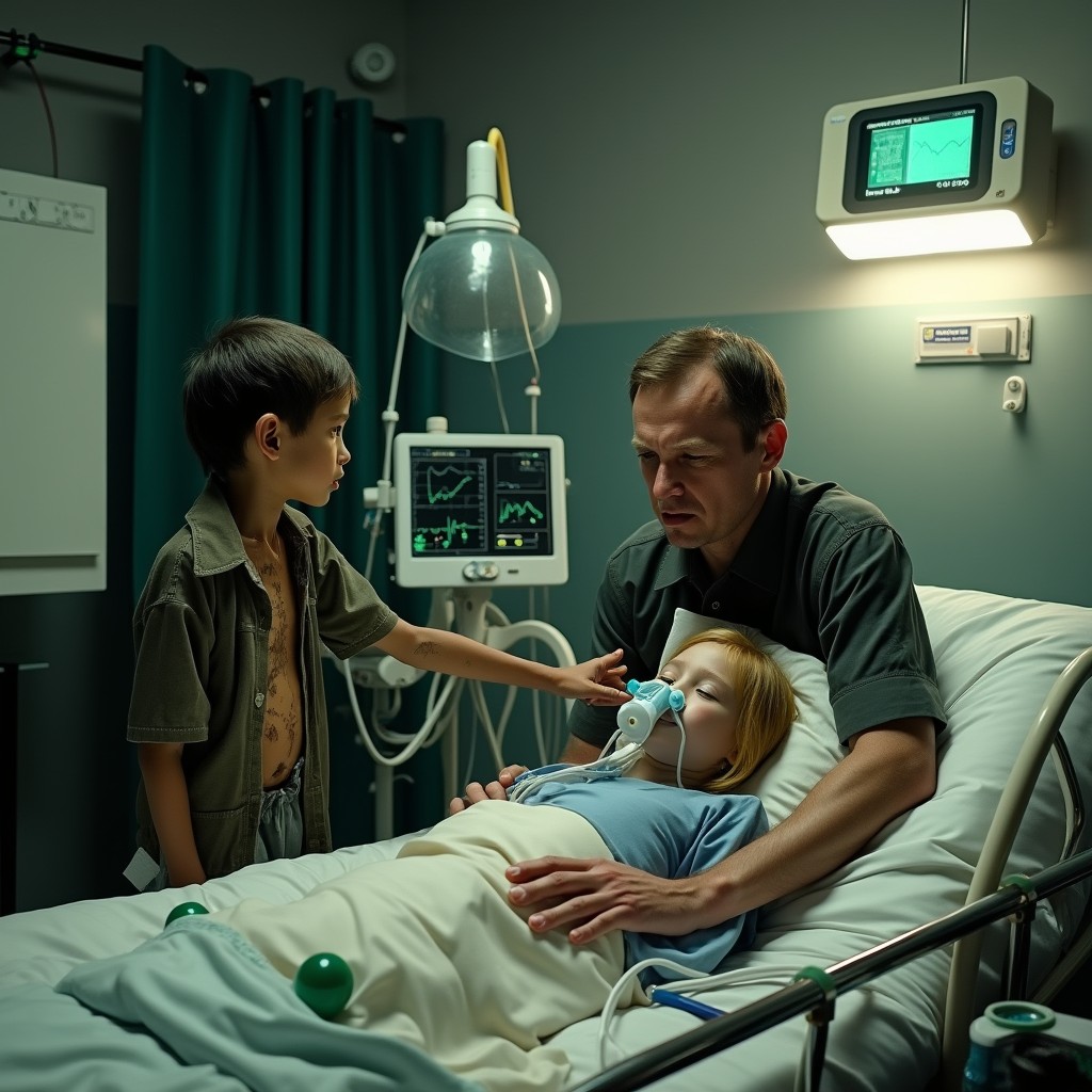 Opriți mașinele, fiica voastra se trezi!” îi spuse bietul băiat milionarului. ce s-a întâmplat apoi l-a adus pe milionar în genunchi..