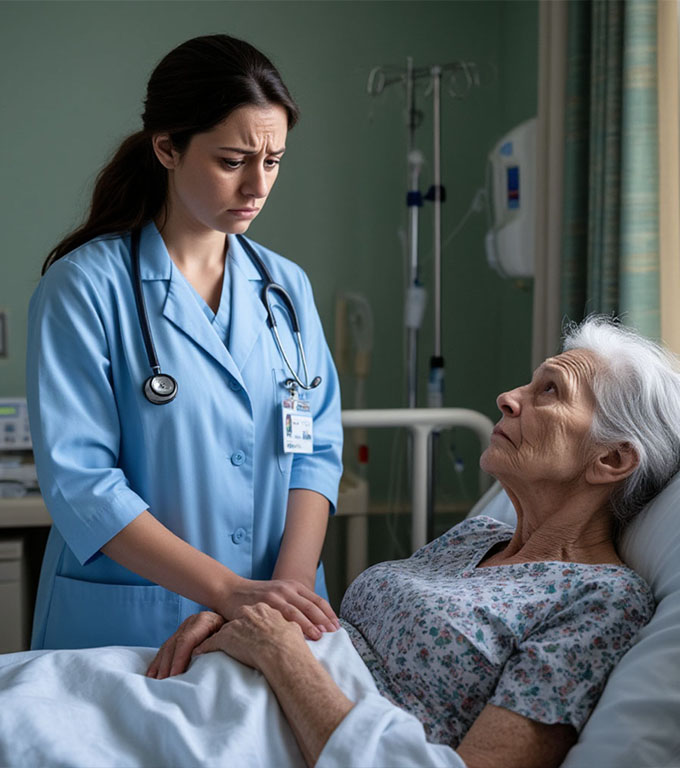 Stara babcia Anna, którą wszyscy we wsi uważali za samotną, pod koniec życia trafiła do szpitala, gdzie przypadkiem okazało się, że jedna z lekarek to jej rodzona córka – Weronika.