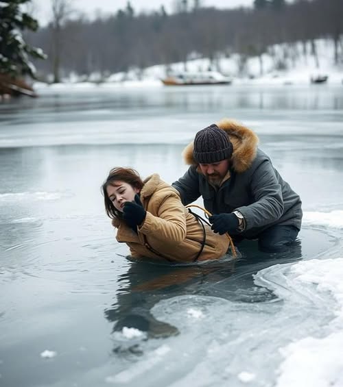 Ein ehemaliger Sträfling rettete ein schwangeres Mädchen aus einem zugefrorenen Fluss. Was dann geschah, erschütterte die ganze Gemeinde.
