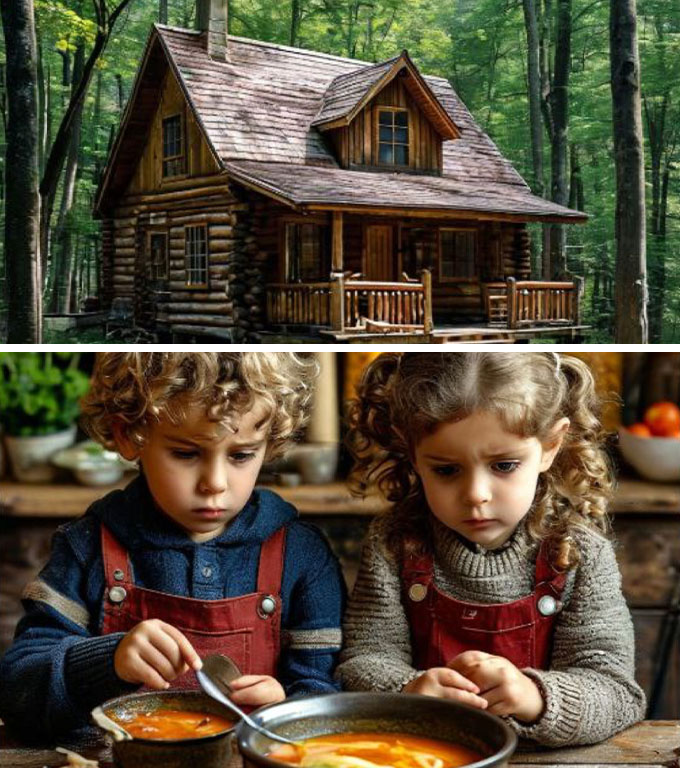 Die Witwe hatte ein altes Haus auf dem Land gekauft und fand nachts auf der Brücke zwei Kinder.
