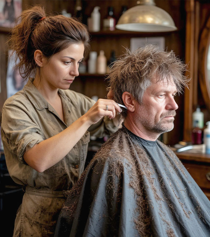 Olia war eine Meisterin der Schere – eine Stylistin aus Leidenschaft, die in einem der elegantesten Salons im Zentrum von Bukarest arbeitete.