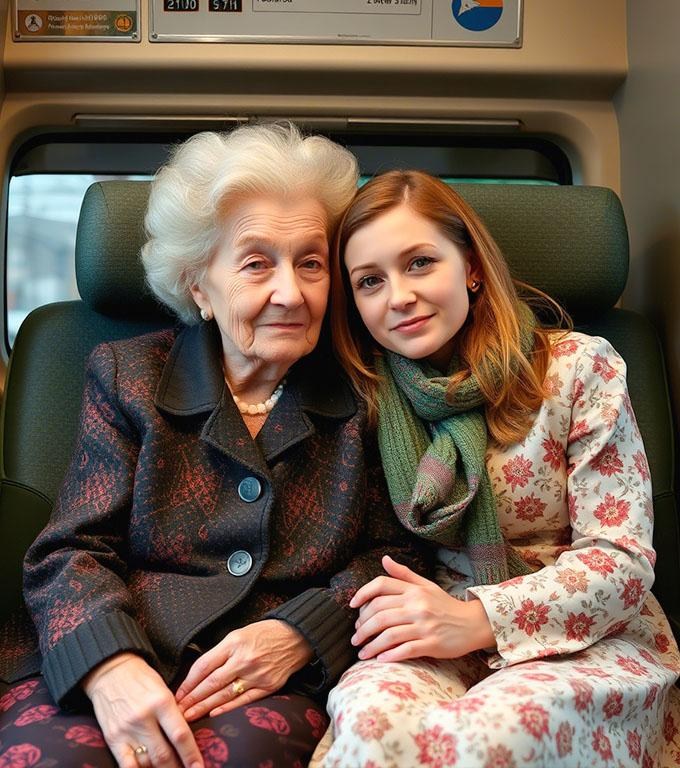 Auf dem Heimweg, auf Bewährung, überließ er einer alten Frau seinen Platz im Bus.