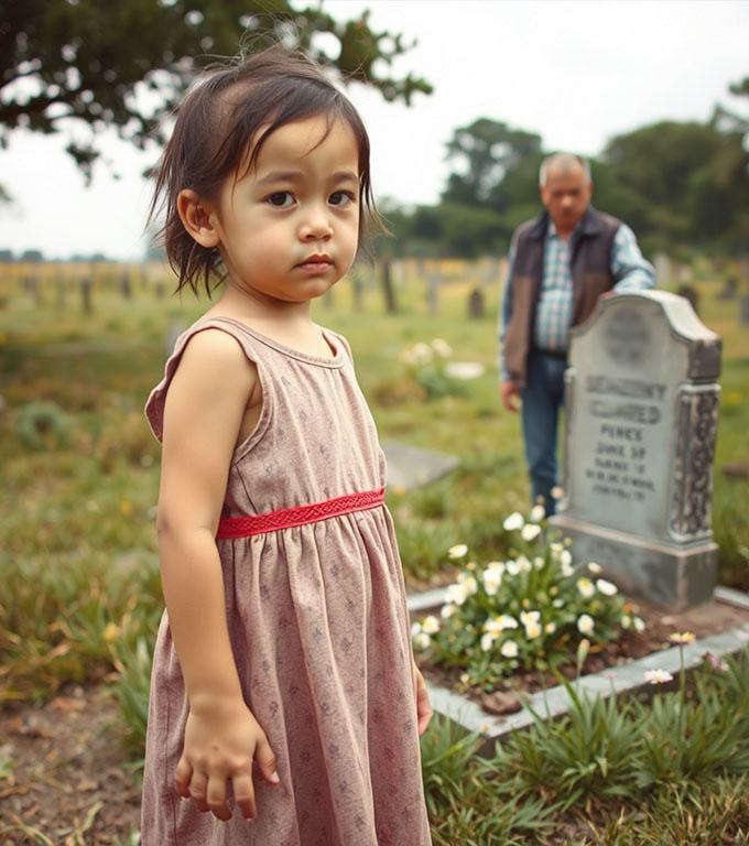 Bei der Beerdigung seiner Frau rief ein unbekanntes kleines Mädchen dem Mann zu: „Schau dir die Überwachungsaufnahmen der Entbindungsstation an!“