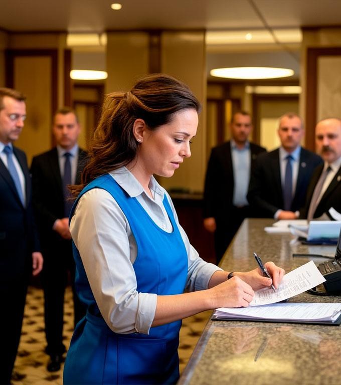 Po wyjściu na warunkowe przedterminowe zwolnienie, była arystokratka Małgorzata podjęła pracę jako sprzątaczka w banku. Pewnego dnia, przypadkowo wpadając na ważne negocjacje, zrobiła na wszystkich ogromne wrażenie.