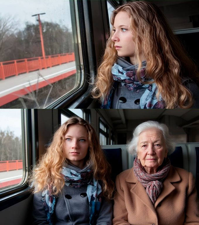 Kobieta oczekująca bliźniaków zmierzała na aborcję, ale po drodze spotkała starszą kobietę, która nie miała pieniędzy na przejazd.