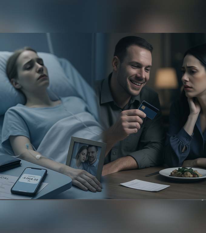 În timp ce se afla în comă, soțul ei a folosit economiile ei pentru nevoile lui. Artem se uita la un serial fără sfârșit, răsfoind lent rețelele sociale pe tabletă, când a sunat telefonul.