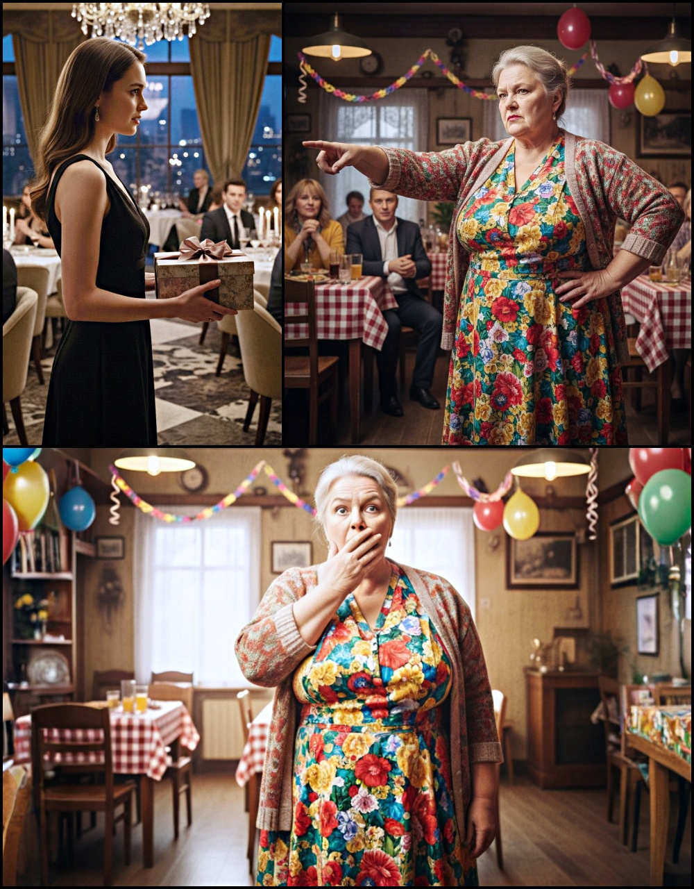 Mama vitregă a organizat o petrecere într-un restaurant de lux, dar când am ajuns, mi-a spus că nu sunt pe lista invitaților. „Poate că îți cauți un loc în altă parte a localului?” — a spus ea tare, ca să o audă toată lumea din jur.