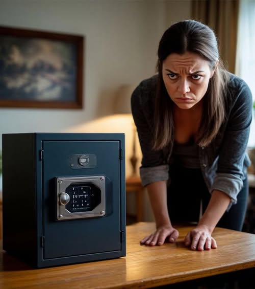 După moartea soțului ei, în sfârșit a decis să deschidă seiful lui, care a fost mereu încuiat.