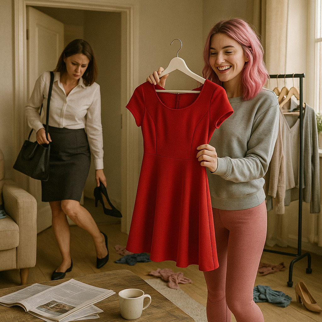 — Unde sunt rochiile tale? Și de ce ai ascuns bijuteriile?