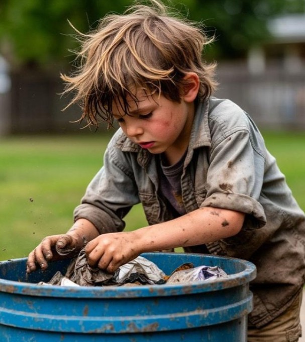 Iarăși acest băiat caută prin gunoaie! A pierdut complet noțiunea de măsură! — se plângea o femeie în vârst