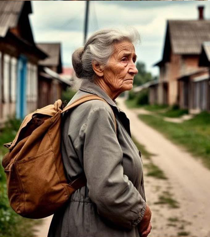 Die betagte Mutter begann, Probleme zu verursachen. Sie nervte alle um sich herum und beschloss schließlich, zu gehen.