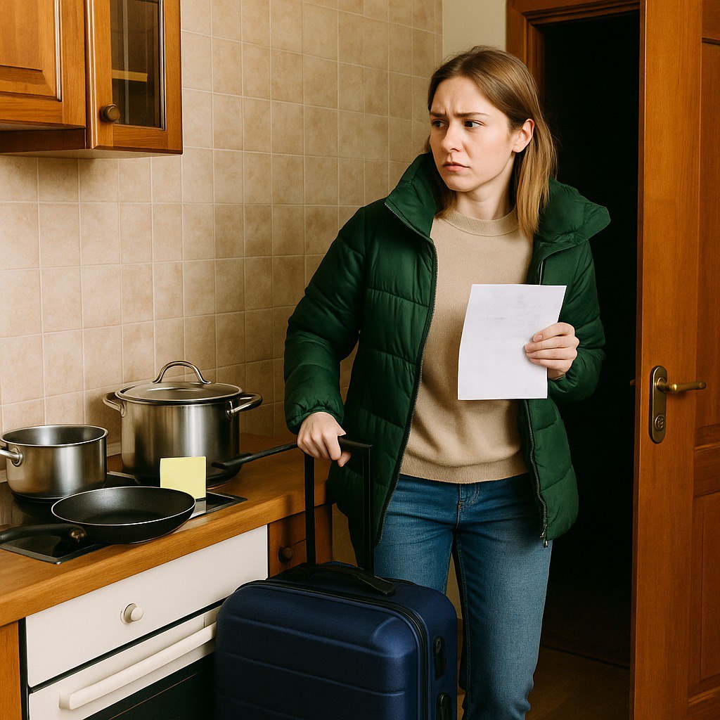 „Wie der Vermieter forderte, dass für seine Familie gekocht wird, und am Ende allein mit den Töpfen dasteht“