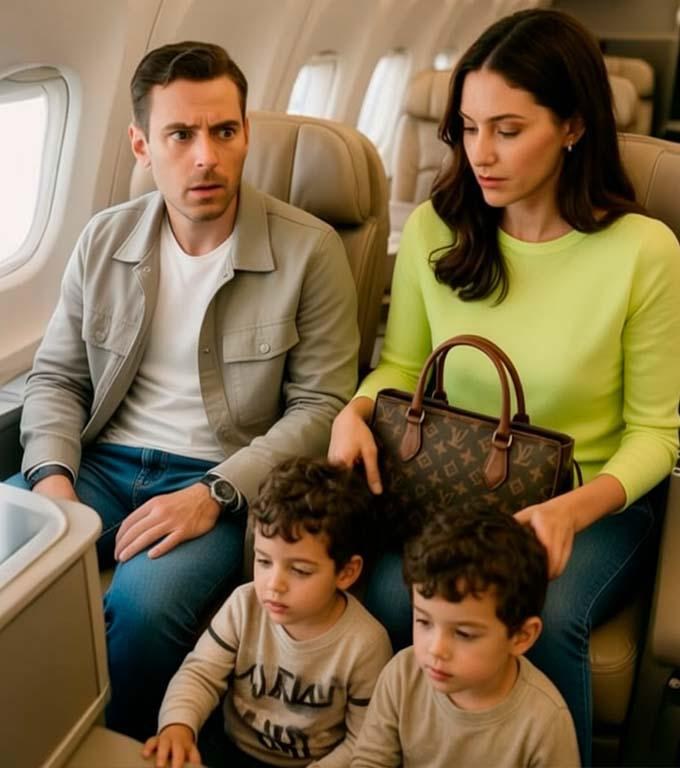 Der Milliardär erstarrte im Flugzeug: Neben ihm saß seine ehemalige Geliebte… und zwei Jungen mit seinen Augen.