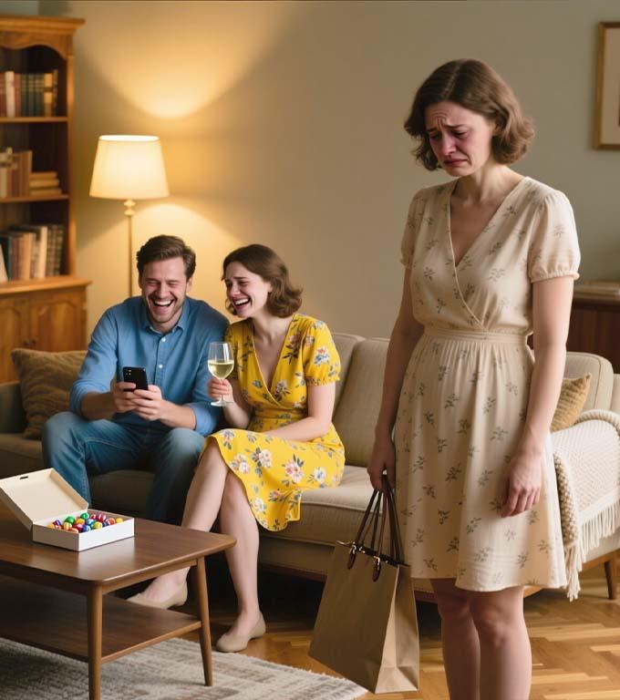 John und seine Geliebte Emily lachten, ohne zu ahnen, dass ich alles aufgezeichnet hatte.