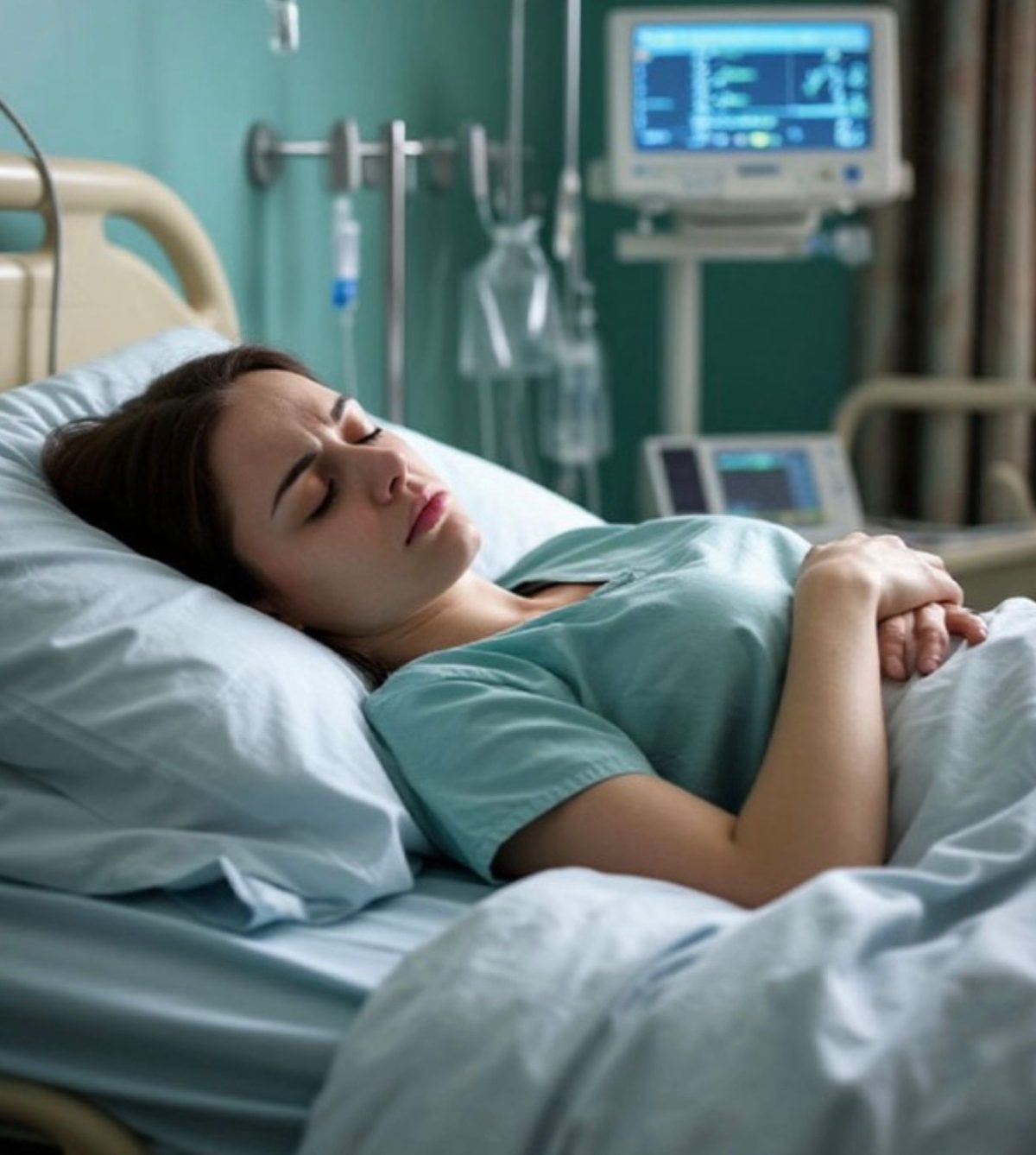 Dość przedłużać jej cierpienia. Mąż namawiał lekarza, ale nagle żona zniknęła z sali.