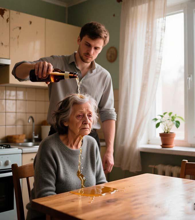 Ein Mann goss Bier über den Kopf meiner Mutter und grinste dabei: “Trink auf Gesundheit!