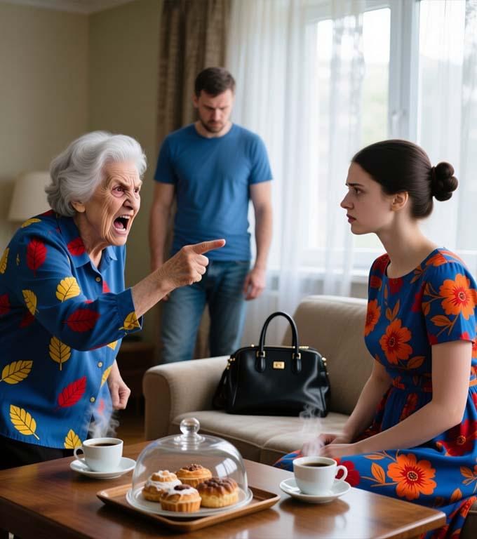 — Was machst du hier? Hau ab!