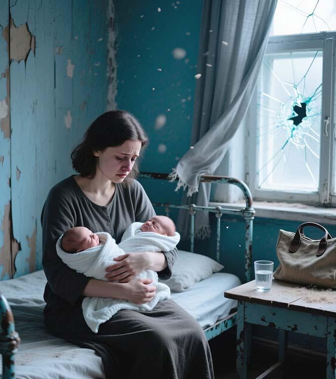 On zostawił ją z bliźniakami w półzrujnowanym domu i odszedł do innej…