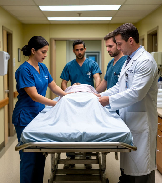 In einem renommierten Krankenhaus mitten im Stadtzentrum – mit modernster Ausstattung und einem tadellosen Ruf – arbeitete Dr.
