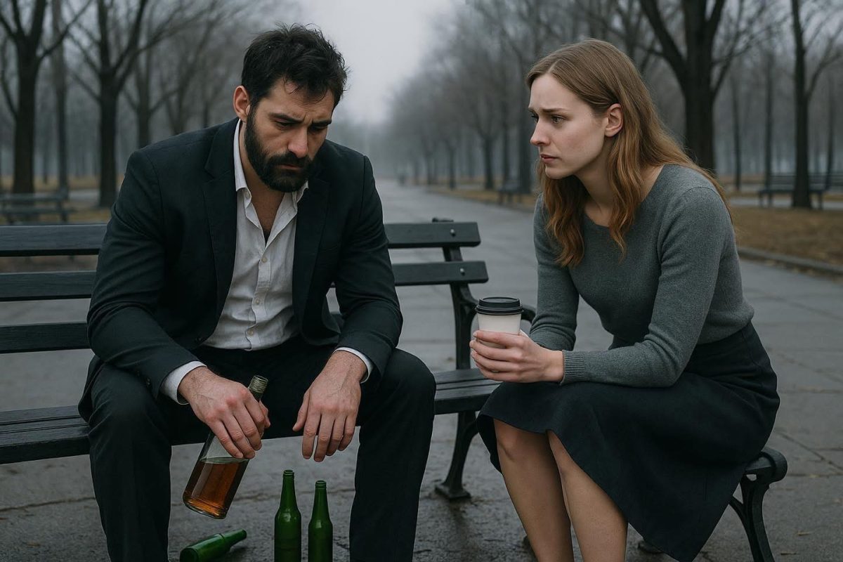 Biedna dziewczyna pocieszyła pijanego nieznajomego, nie wiedząc, że to milioner, którego porzucono przed ołtarzem Wieczorem w małym przydrożnym barze Ania przecierała stoły, marząc tylko o tym, by zmiana wreszcie się skończyła.