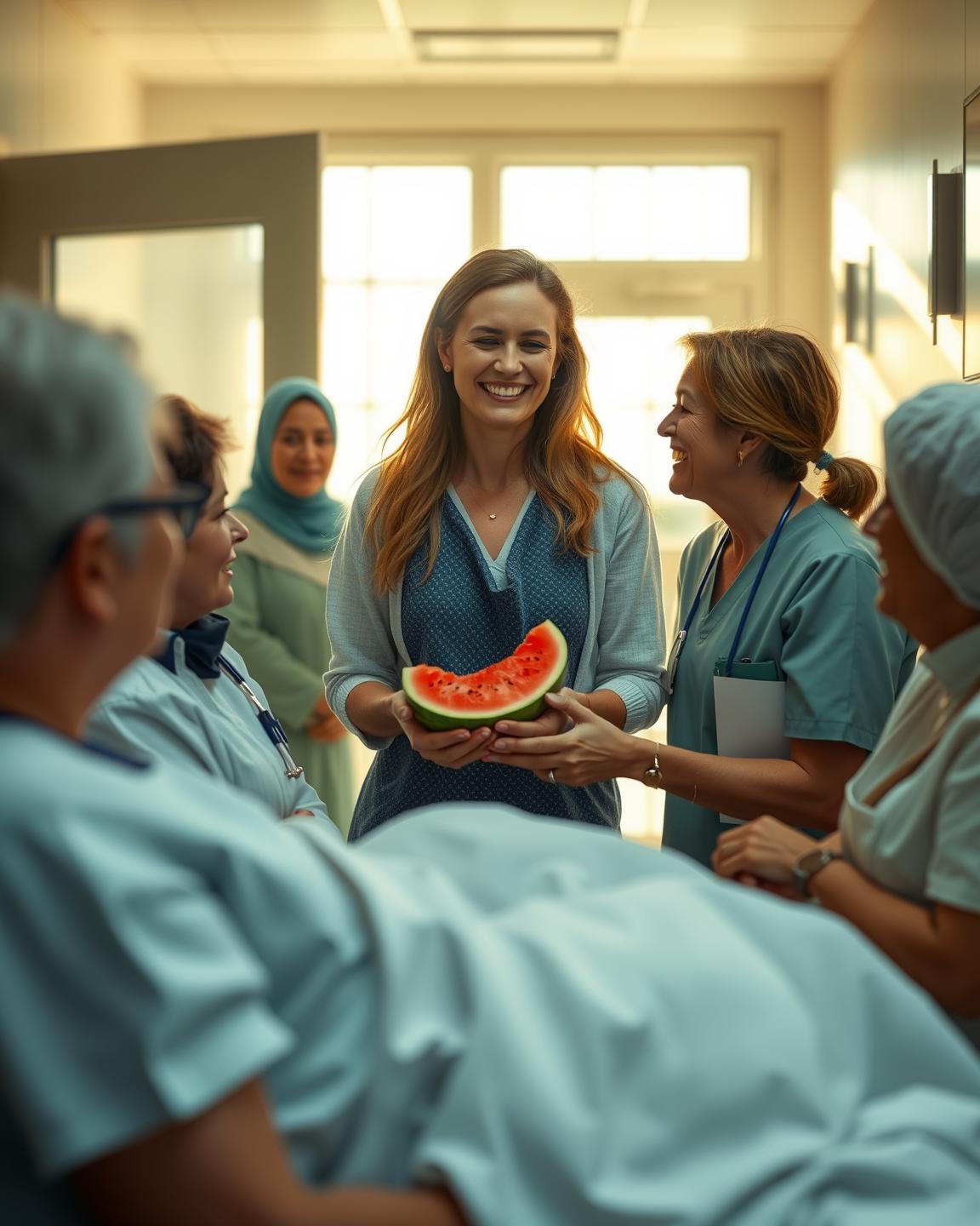 Egy kerekesszéken vitték át a városi kórház hosszú folyosóin. — Hová viszik?