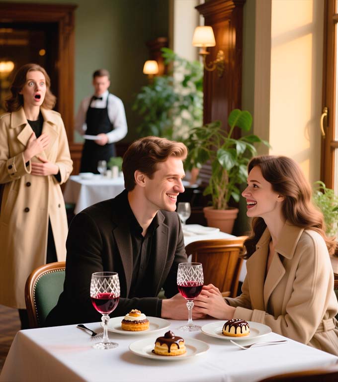 Die Witwe Emma war sprachlos, als sie im Restaurant ihren Mann mit einer anderen Frau sah. Doch das, was sie beim Lauschen ihrer Unterhaltung erfuhr, erschütterte sie noch mehr.