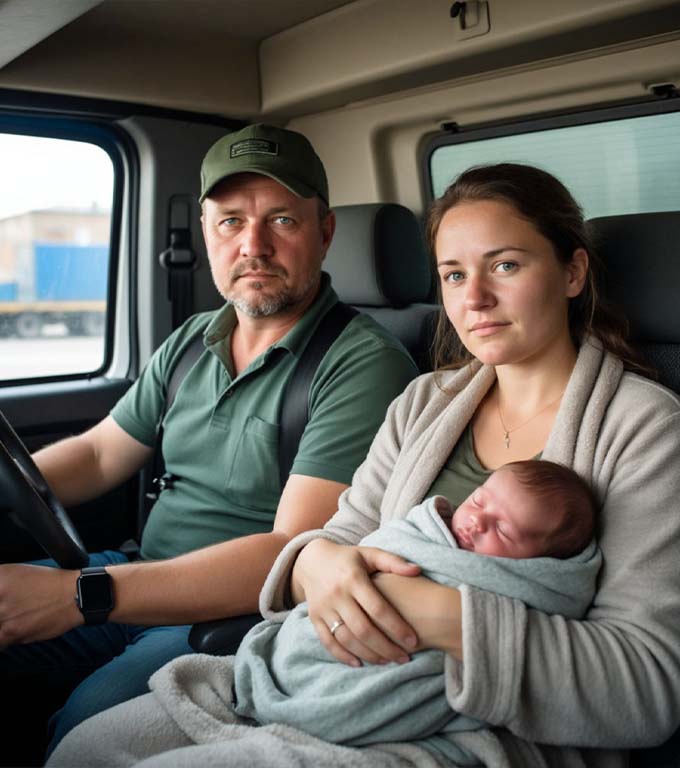 Nocny kierowca, zauważając samotną postać przy drodze, zatrzymał się. Nie podejrzewał, co ta kobieta skrywa w swoich objęciach i jak znalazła się na pustej trasie.
