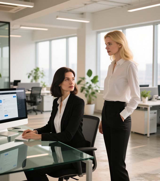 — a întrebat colega mea de clasă. După câteva minute, a venit la mine pentru un interviu și a palidit.