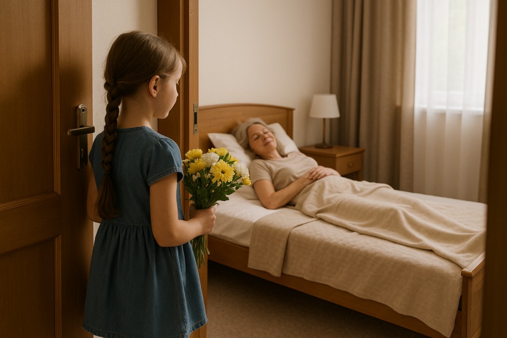 Die Stiefmutter erlaubte Sara nicht, ihre sterbende Mama im Krankenhaus zu besuchen. Doch eines Tages, trotz des Verbots, schlich sie sich in das Zimmer.