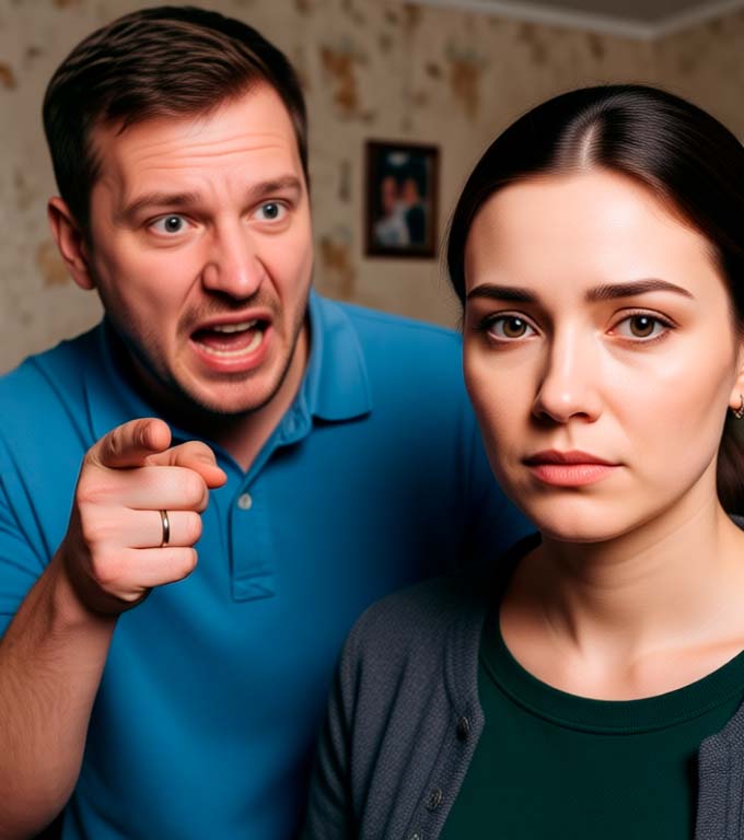 Ich kann es nicht mehr ertragen, dich zu mästen und dich auf meinem Rücken zu schleppen! – zischte der Mann.