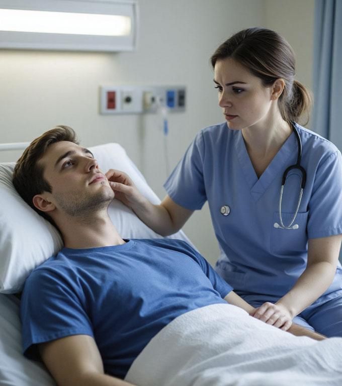 Żyła w strachu przed utratą swojego schorowanego męża, aż pewnego dnia podsłuchała jego rozmowę z pielęgniarką przy drzwiach sali.