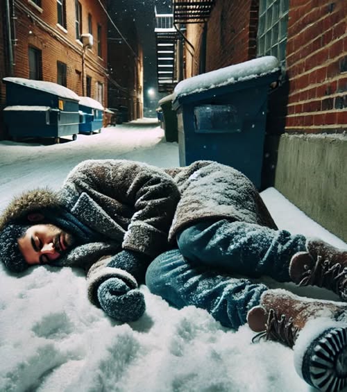 Nu mă lăsa să îngheț. Alexandru se întorcea acasă pe jos. Zăpada acoperise curtea atât de bine încât asfaltul nu se mai vedea.