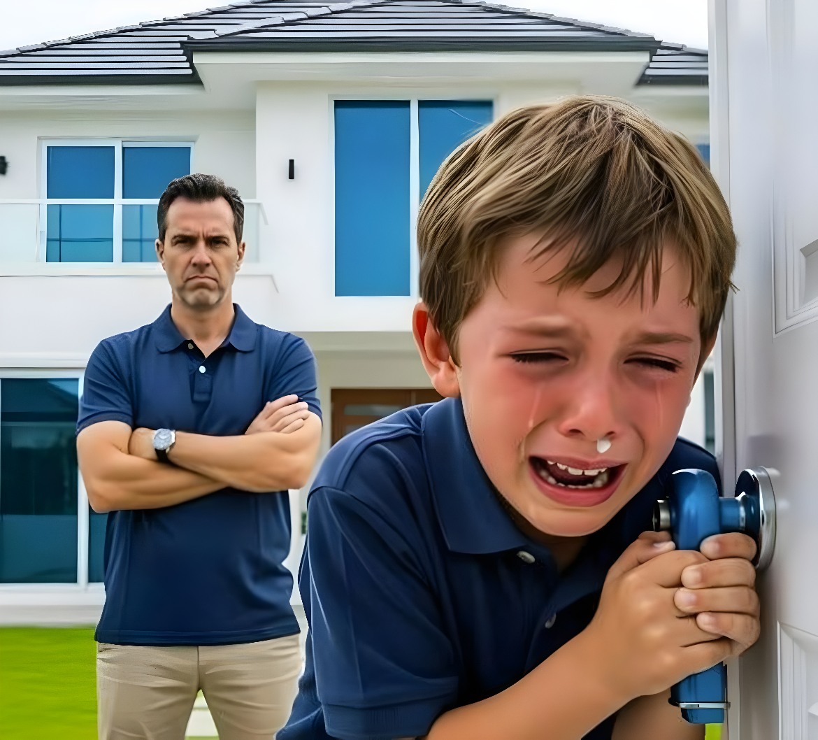 On rzucił plecak na ziemię. W powietrzu zawisł dźwięk, jakby sygnał do zakończenia. Spojrzałem na chłopca — jego wzrok był zimny i pusty.