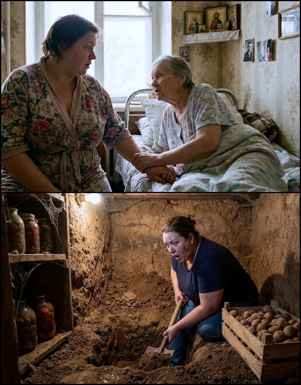 Der Ehemann brachte seine Mutter mit Krebs im vierten Stadium, ließ sie bei mir und fuhr für ein ganzes Jahr auf Dienstreise.