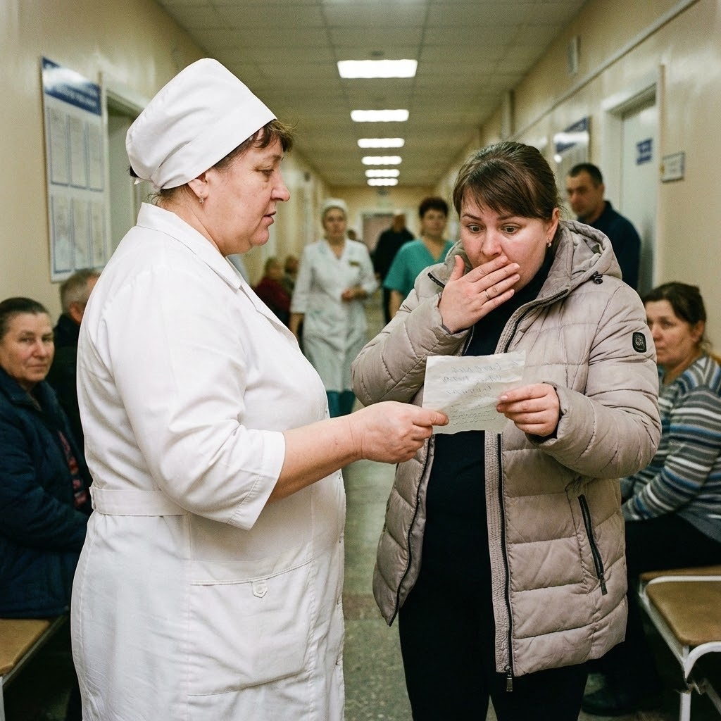 Grăbindu-se la spital pentru lucrurile soțului decedat, văduva Olivia a întâlnit o asistentă care, prindând-o de manșetă, a spus în șoaptă: “Îmi pare rău, dar este foarte important în legătură cu soțul dumneavoastră.