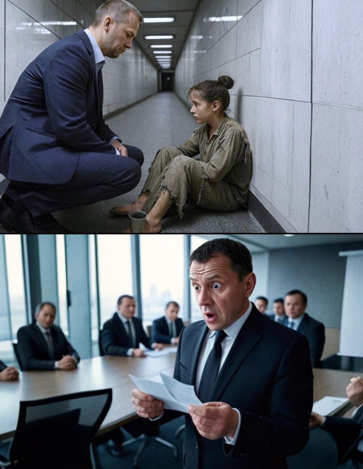 Ein reicher Mann zog sie aus der Unterführung: „Du bist für eine Stunde meine Frau. Sei einfach still.