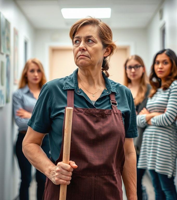 Egy csendes takarítónőnek adták a ruhát. És ő. megírta nekik a történetét – egészen addig, amíg a könnye ki nem csordult.