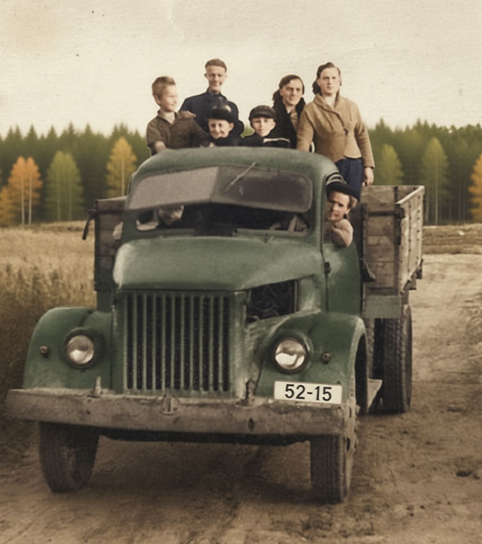 «VREAU O FEMEIE CU UN FANTOMĂ: Cum un șofer dintr-un sat a observat fără jenă o învățătoare singură, fără să întrebe de fetița ei, și ce s-a întâmplat când zvonurile au început să circule prin sat» O alee liniștită dintr-un sat vechi se adâncea în