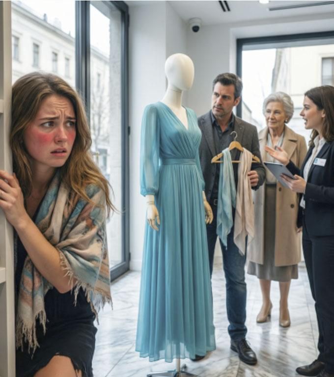 Ludmila s-a întâlnit neașteptat cu soțul ei în departamentul de lenjerie feminină, deși el susținea că se află la o întâlnire.